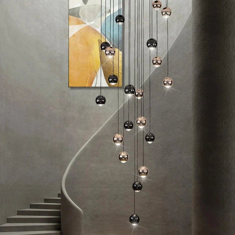 Multi Pendant Modern Foyer Chandelier - fovolighting