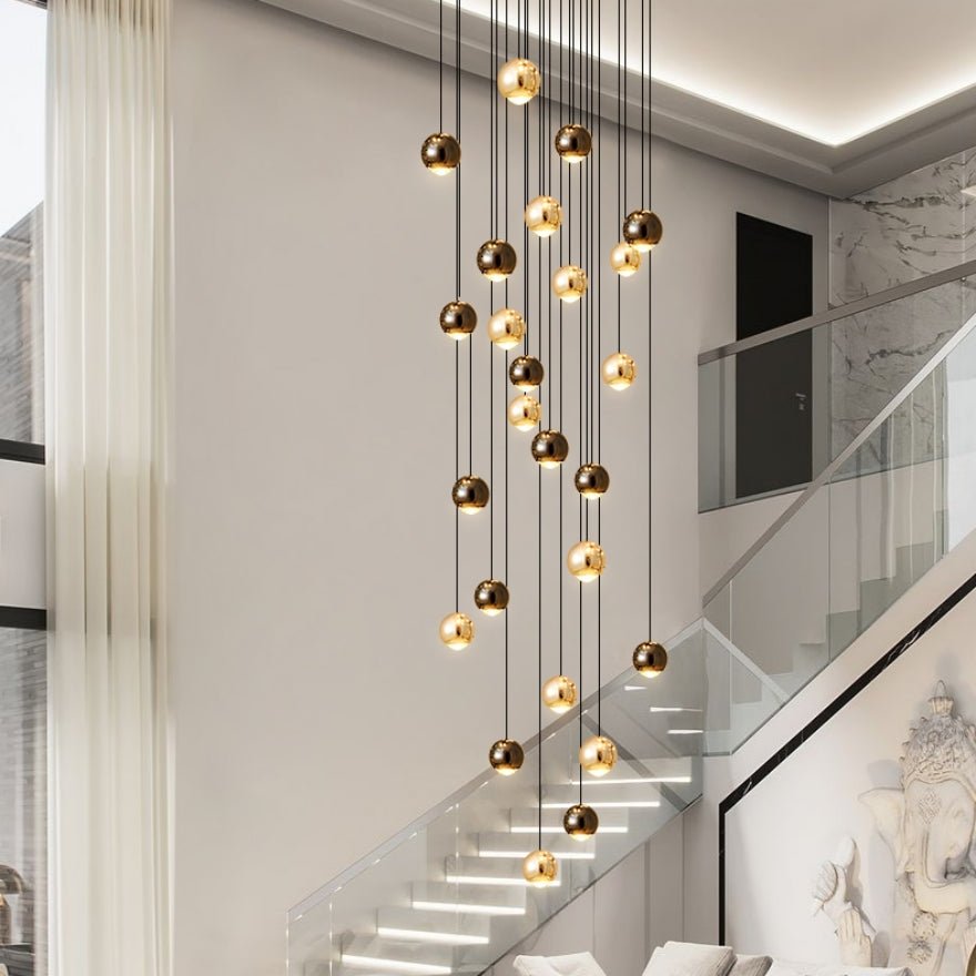 Multi Pendant Modern Foyer Chandelier - fovolighting