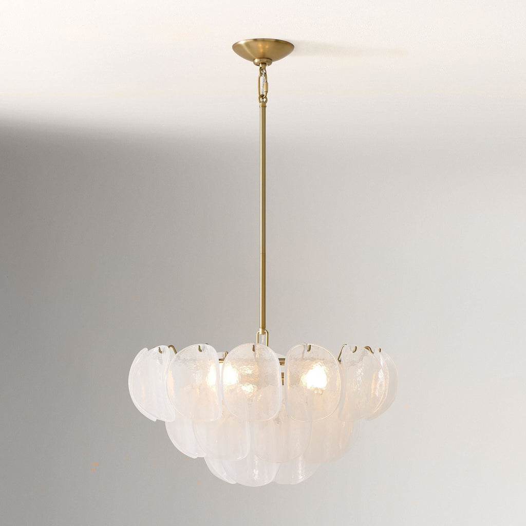 Murana Chandelier (22") White - fovolighting