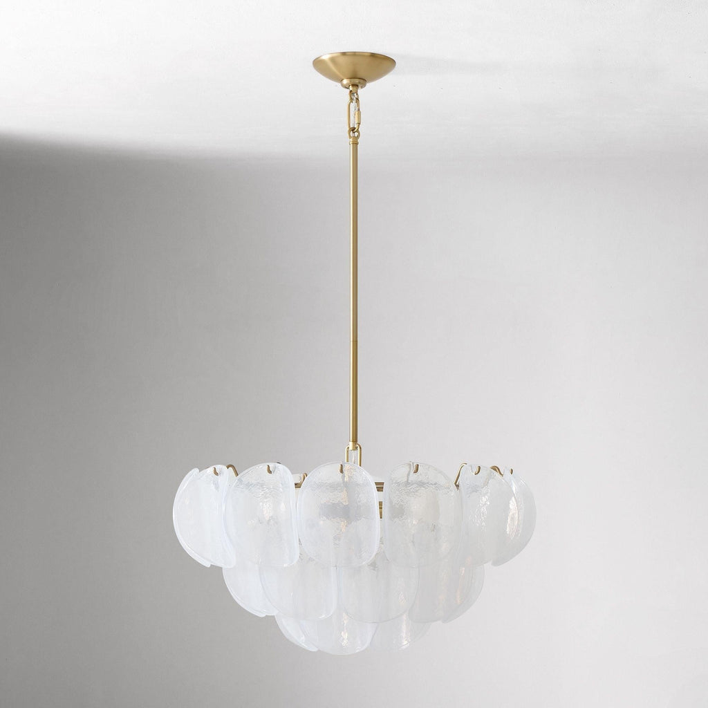 Murana Chandelier (22") White - fovolighting