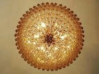 Murana Glass Chandelier – Amber - fovolighting
