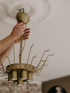 Murano Chandelier – 36 tubes – Alabaster white - fovolighting