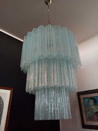 Murano Chandelier – 52 tubes – Opal - fovolighting
