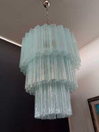 Murano Chandelier – 52 tubes – Opal - fovolighting