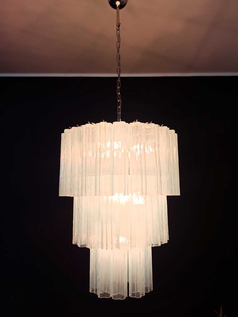 Murano Chandelier – 52 tubes – Opal - fovolighting