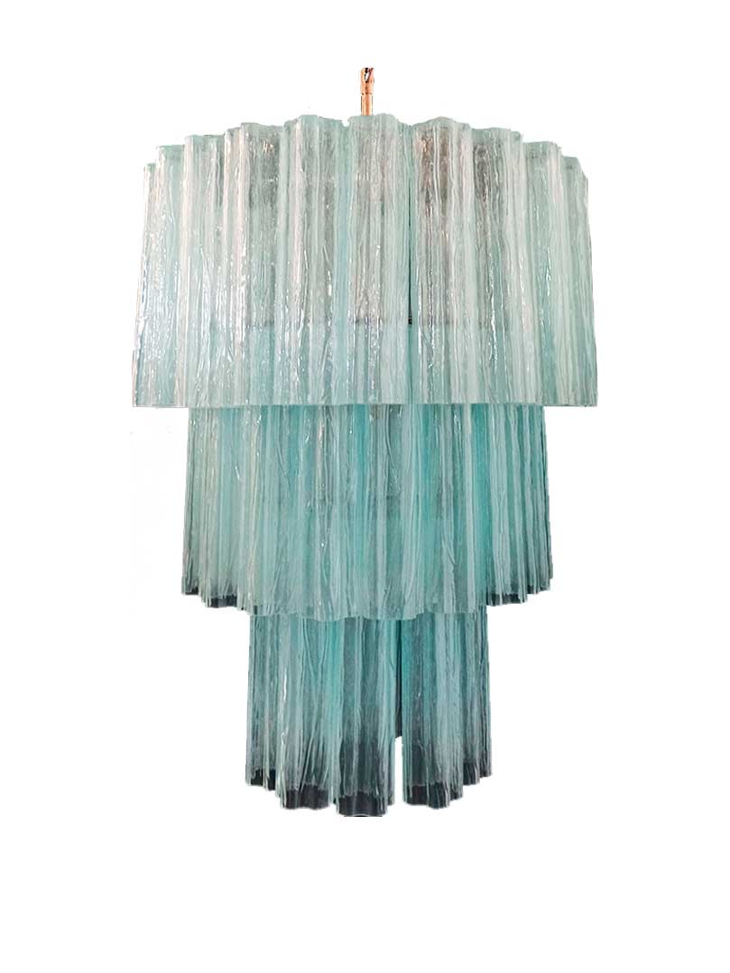 Murano Chandelier – 52 tubes – Opal - fovolighting