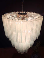 Murano Chandelier – 52 tubes – Opal - fovolighting
