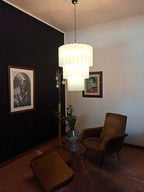 Murano Chandelier – 52 tubes – Opal - fovolighting