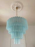 Murano Chandelier – 78 tubes – Opal - fovolighting