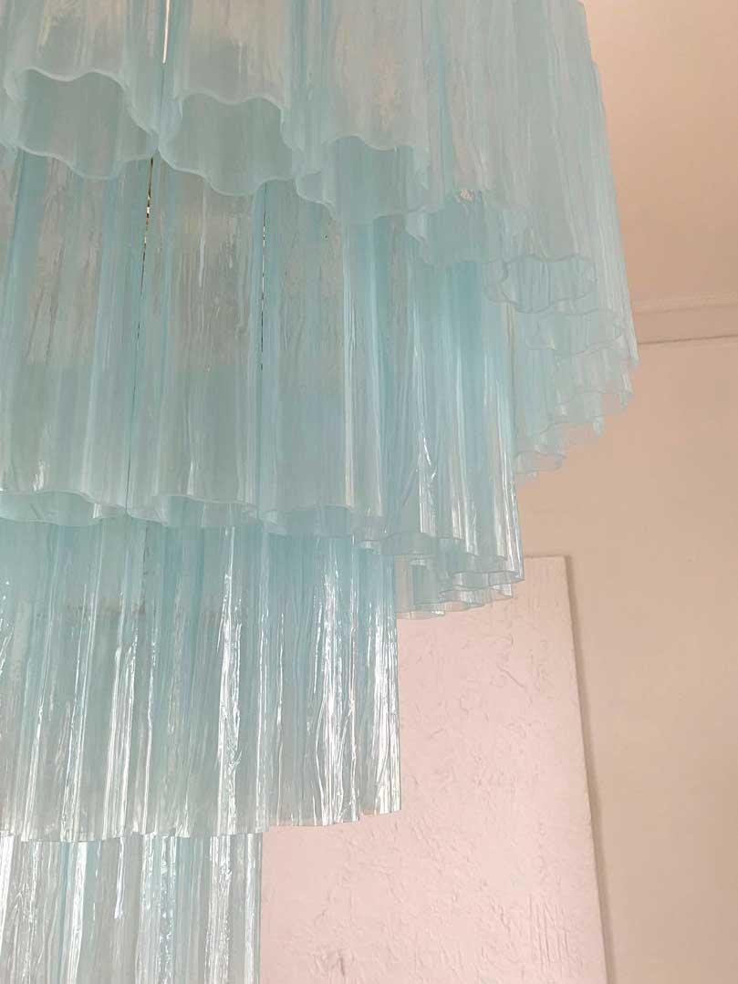 Murano Chandelier – 78 tubes – Opal - fovolighting