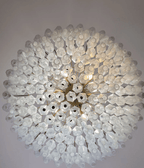 Murano Chandelier – Poliedri – 185 glass – White Alabaster - fovolighting
