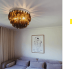 Murano Chandelier – Poliedri – 84 glasses – Dark smoked - fovolighting