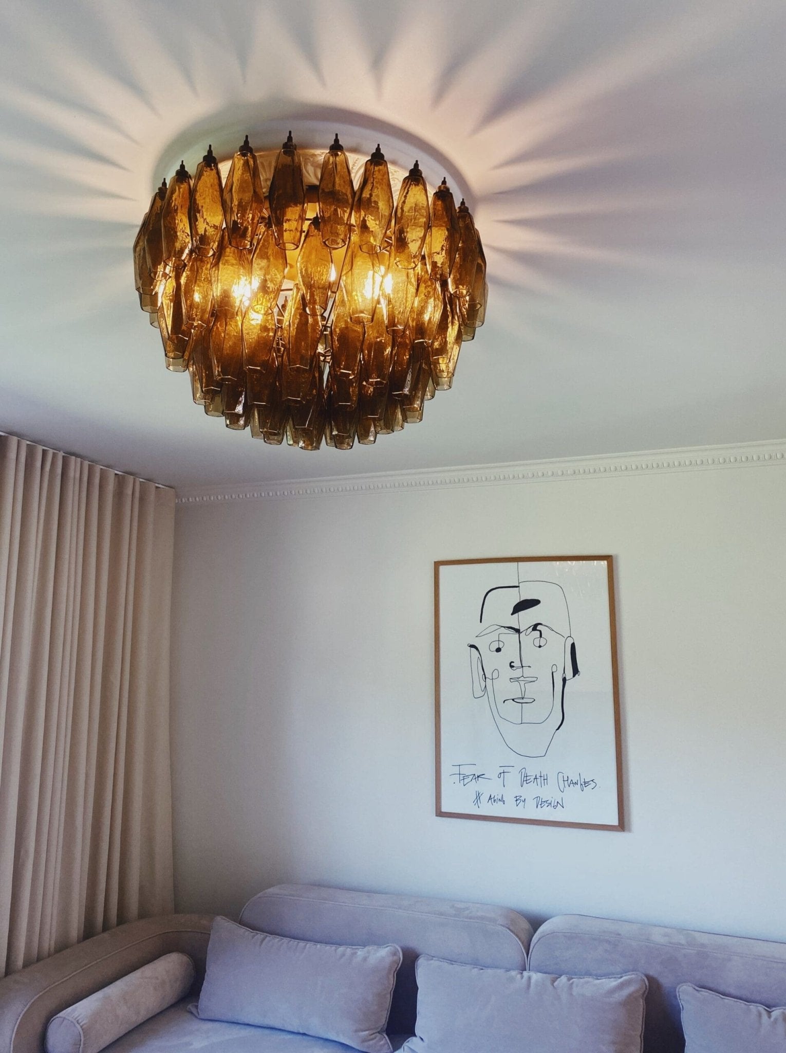 Murano Chandelier – Poliedri – 84 glasses - fovolighting