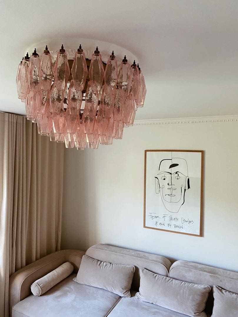 Murano Chandelier – Poliedri – 84 glasses - fovolighting