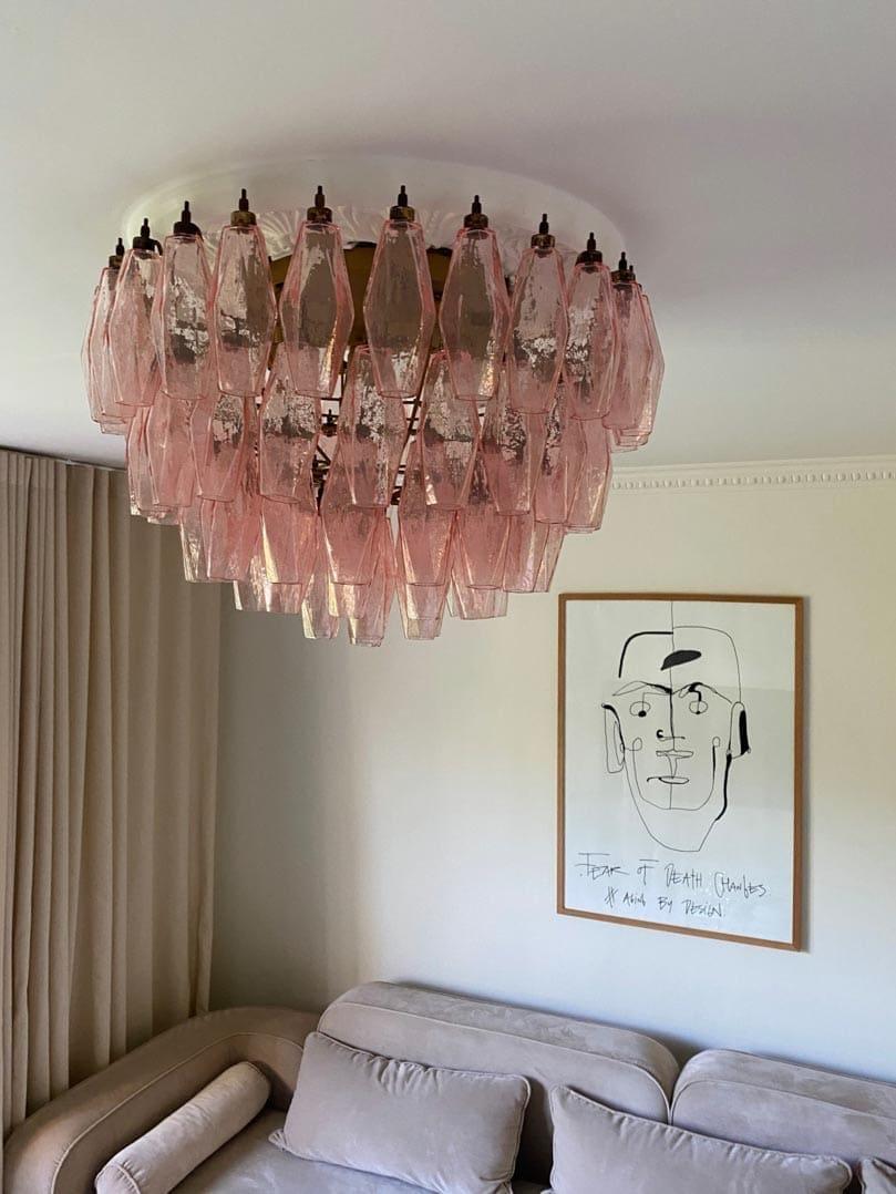 Murano Chandelier – Poliedri – 84 glasses - fovolighting