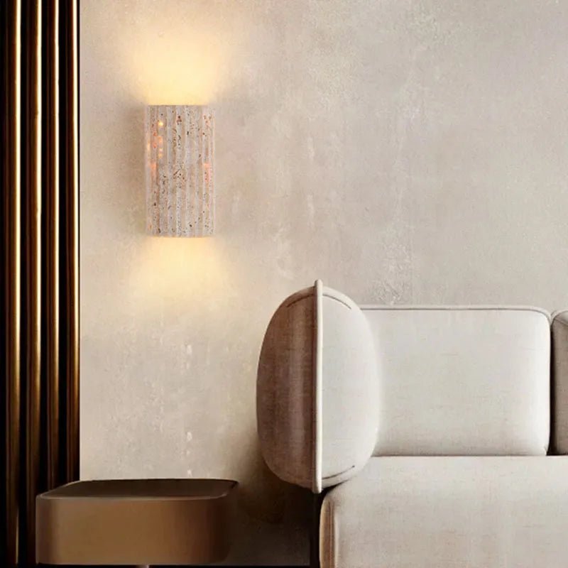 Naples Travertine Sconce - fovolighting