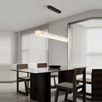 Natural Alabaster Kitchen Island Dinning Room Chandelier 60" - fovolighting