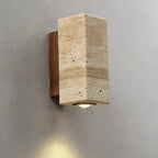 Natural Travertine Wall Lights - fovolighting