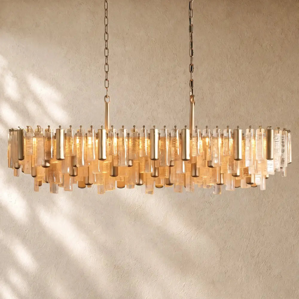 Neva Linear Chandelier - Champagne