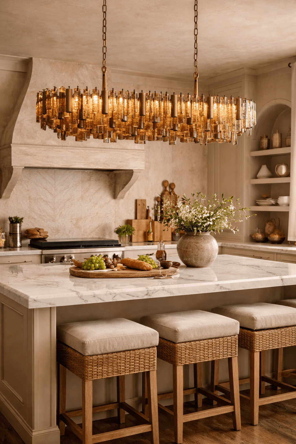 Neve Linear Chandelier For Dining room - fovolighting