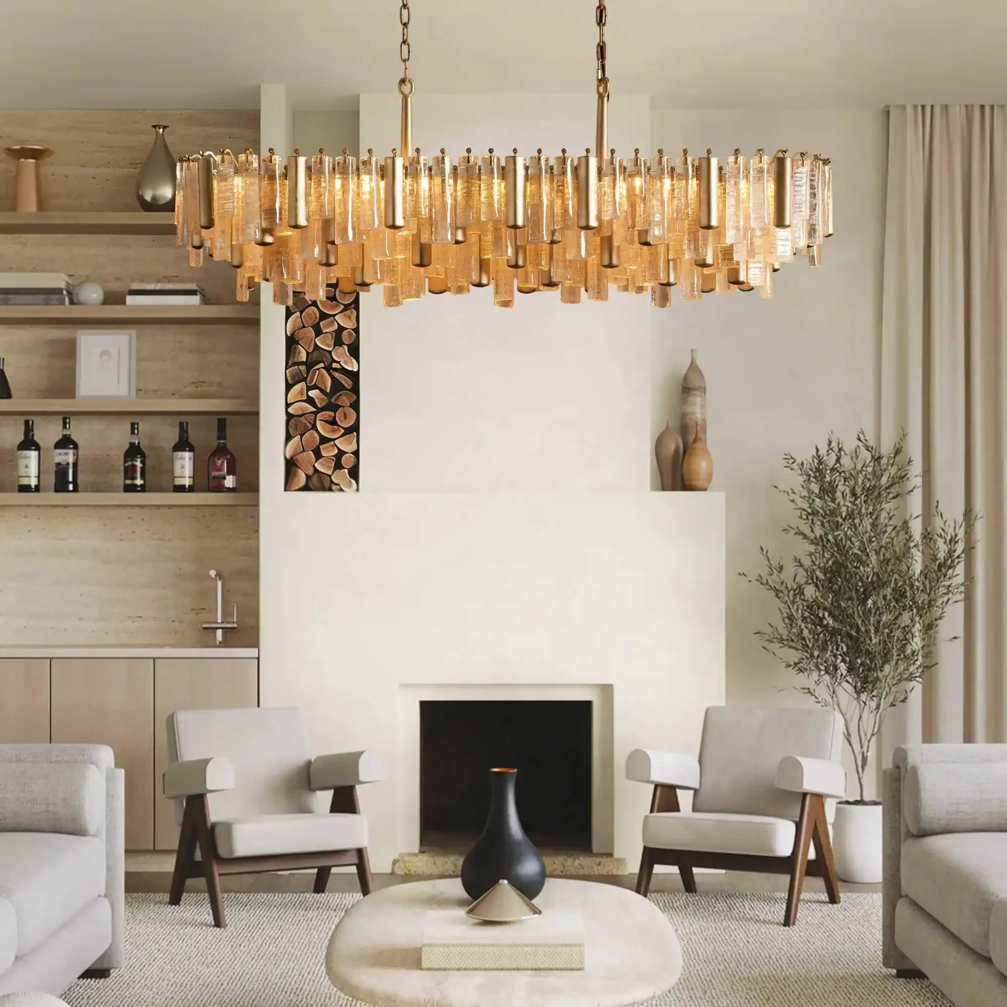 Neve Linear Chandelier - fovolighting