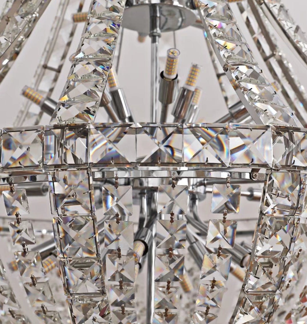 New Extra Large Luxury and Elegant Crystal Chandelier for Living Room/Staircase/Foyer/Villa/Duplex Hall - fovolighting