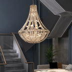 New Extra Large Luxury and Elegant Crystal Chandelier for Living Room/Staircase/Foyer/Villa/Duplex Hall - fovolighting