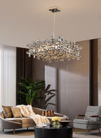 New Italian Style Light Luxury Villa Duplex Designer Luxury Crystal Chandelier for Dining/Living Room/Bedroom - fovolighting