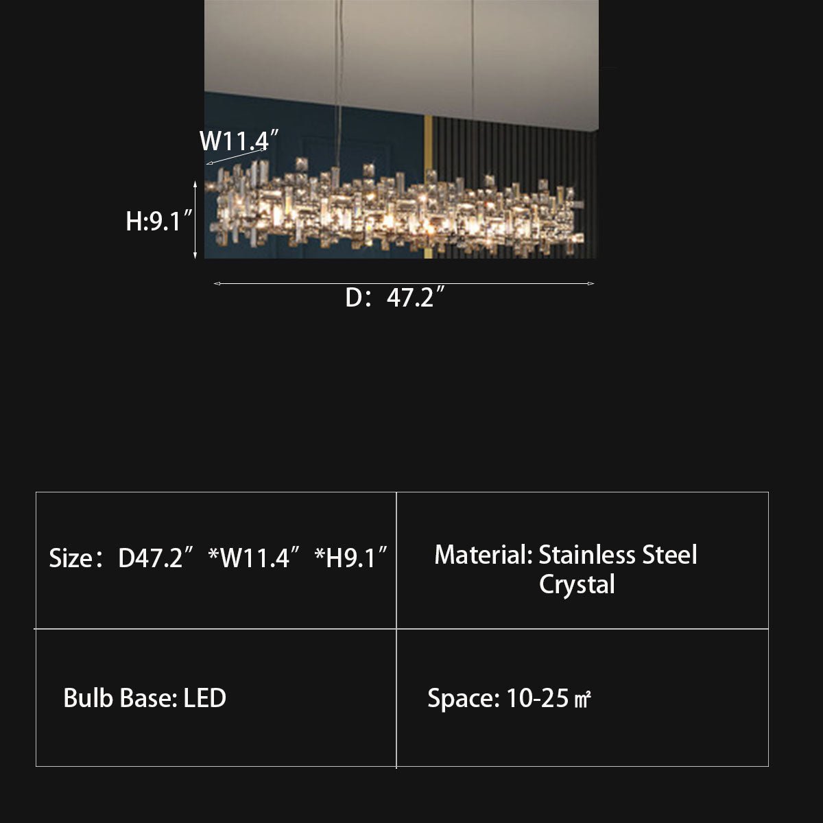 New Italian Style Light Luxury Villa Duplex Designer Luxury Crystal Chandelier for Dining/Living Room/Bedroom - fovolighting