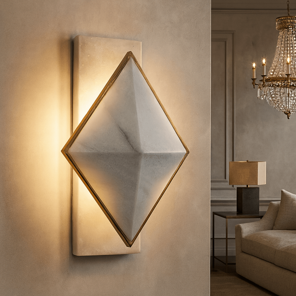 Newfort Marble Wall Sconce - fovolighting