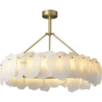 Noes Alabaster Round Chandelier - fovolighting