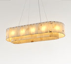 Nonzerad Rectangle Alabaster Dining Room Chandeliers - fovolighting