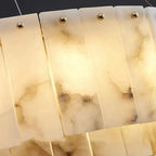 Oakley Layered Marble Chandelier - fovolighting