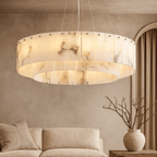 Oakley Layered Marble Chandelier - fovolighting