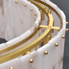 Oakley Layered Marble Chandelier - fovolighting
