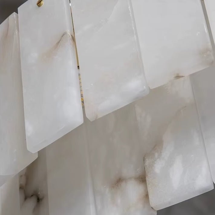 Oakley Layered Marble Chandelier - fovolighting