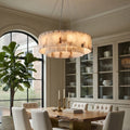 Oakley Layered Marble Chandelier - fovolighting