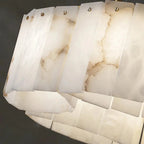 Oakley Layered Marble Flush Mount Chandelier - fovolighting
