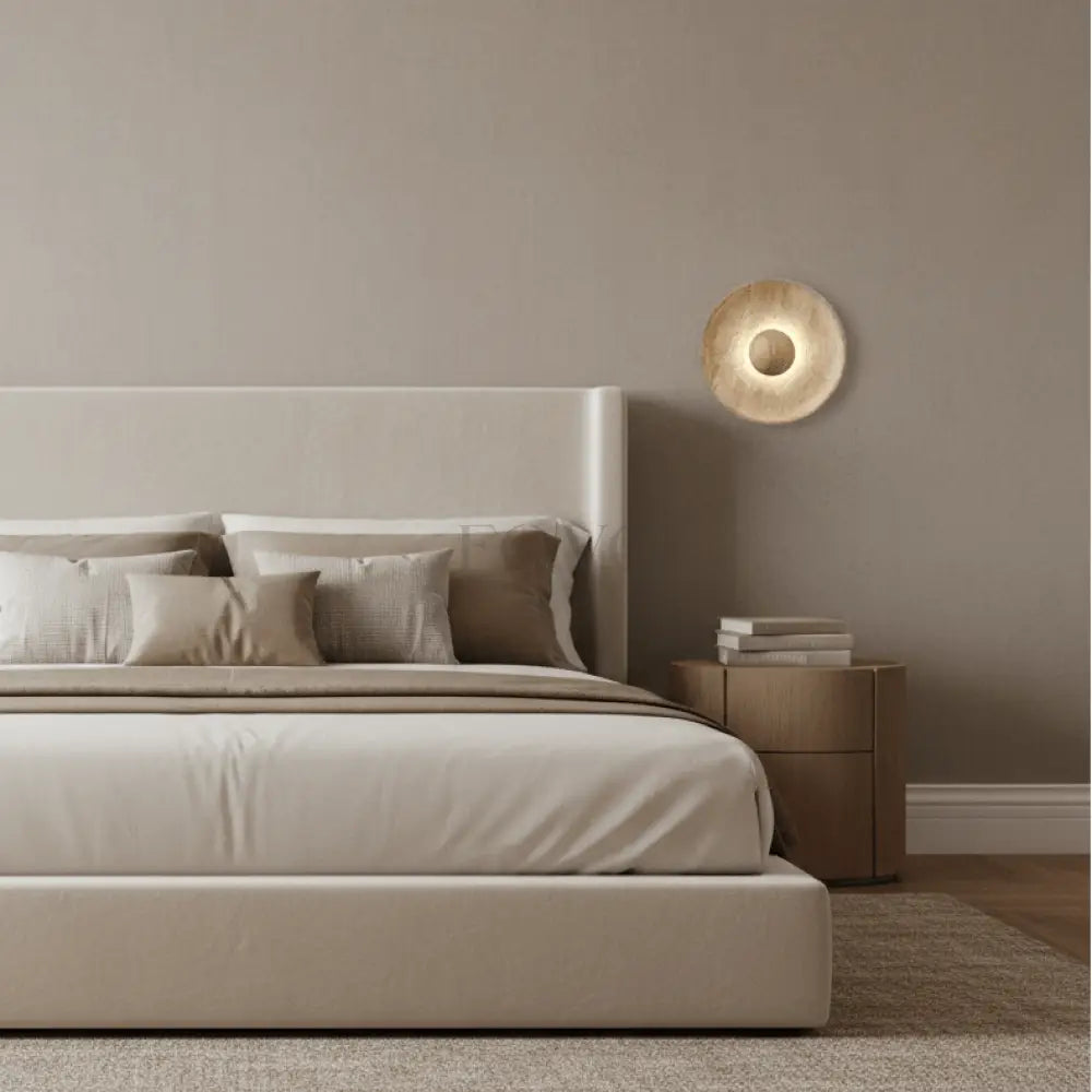 Oakley Travertine Wall Sconce - fovolighting