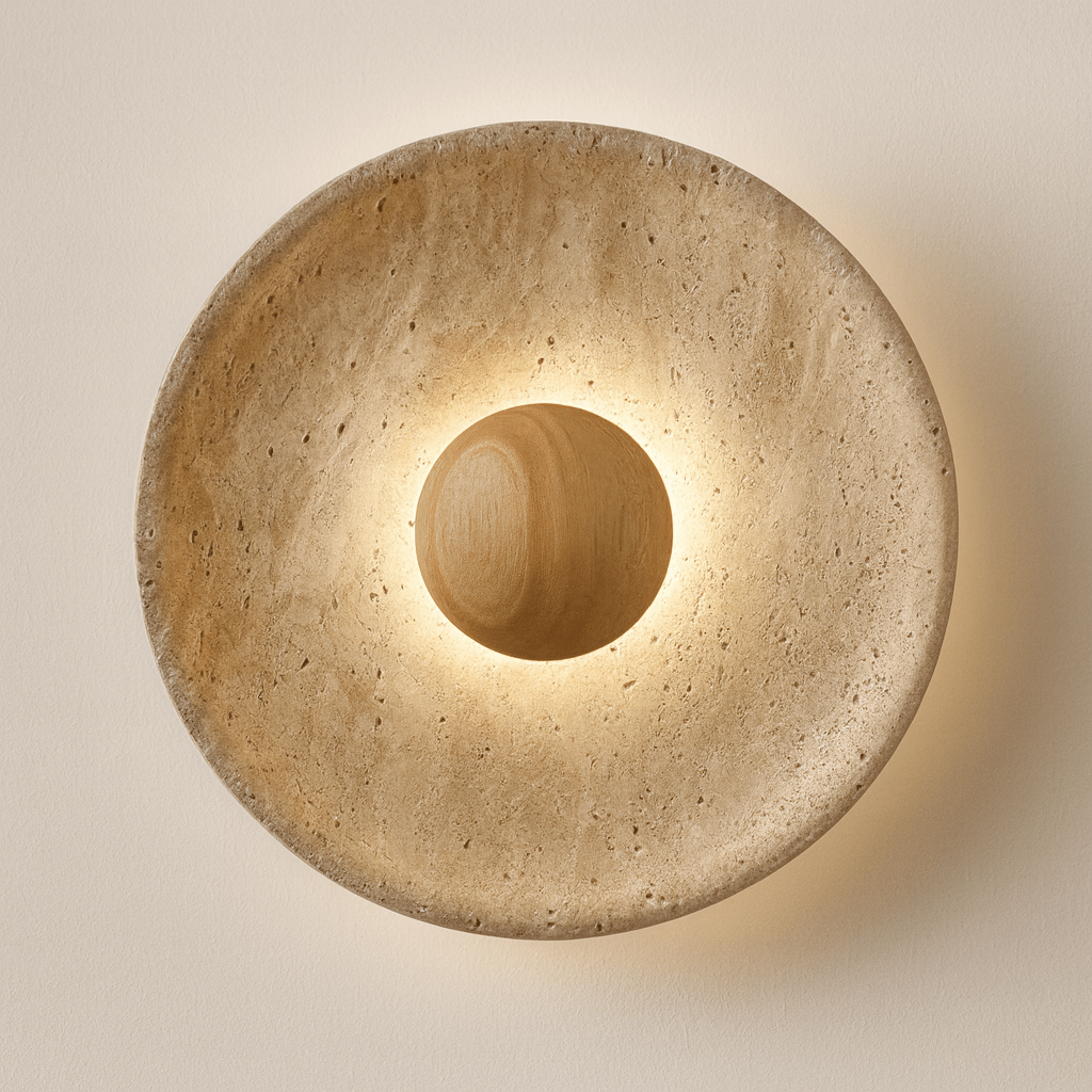 Oakley Travertine Wall Sconce - fovolighting