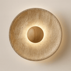 Oakley Travertine Wall Sconce - fovolighting