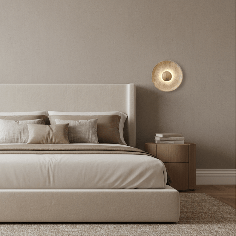 Oakley Travertine Wall Sconce - fovolighting