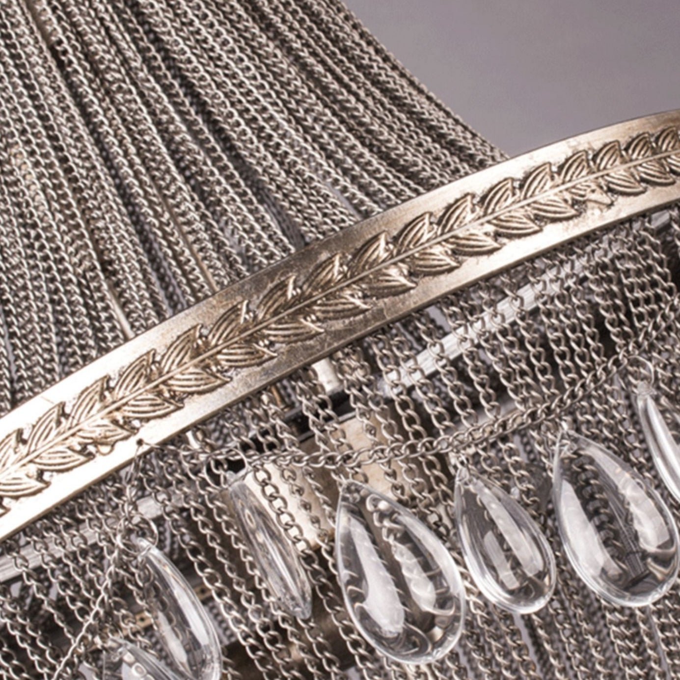 Oversize Modern Metal Art Luxury Crystal Chandelier for Duplex Hall/Staircase/Villa/Foyer - fovolighting