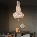 Oversize Modern Metal Art Luxury Crystal Chandelier for Duplex Hall/Staircase/Villa/Foyer - fovolighting