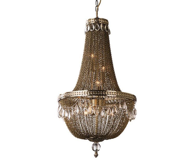 Oversize Modern Metal Art Luxury Crystal Chandelier for Duplex Hall/Staircase/Villa/Foyer - fovolighting