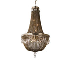 Oversize Modern Metal Art Luxury Crystal Chandelier for Duplex Hall/Staircase/Villa/Foyer - fovolighting
