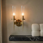Palermo Copper & Glass Wall Sconce - fovolighting