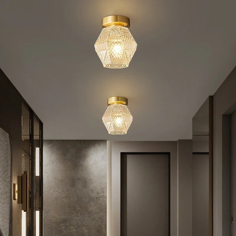 Palermo Glass Ceiling Light - fovolighting