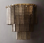 Palermo Smoked Glass Wall Sconce - fovolighting