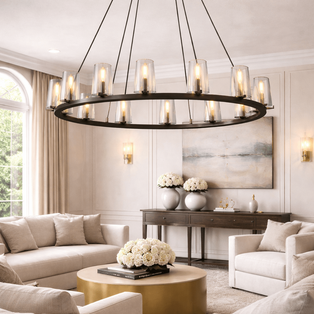 Pauillace Round Chandelier - fovolighting
